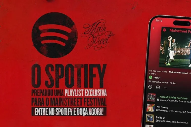 Spotify lança playlist especial para o MainStreet Festival.