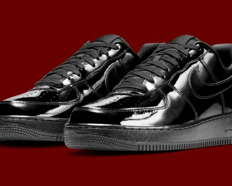 Nike Air Force 1 Verniz Para usar com terno