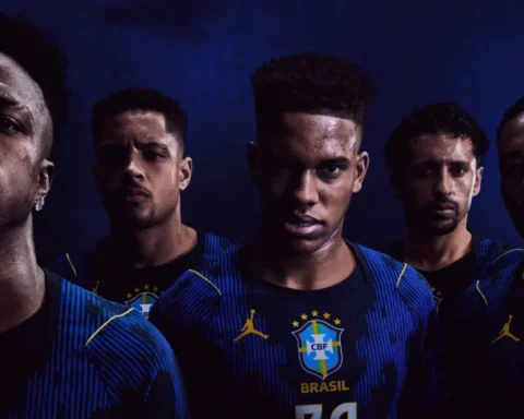 Nike x Jordan Nova camisa azul da seleção brasileira