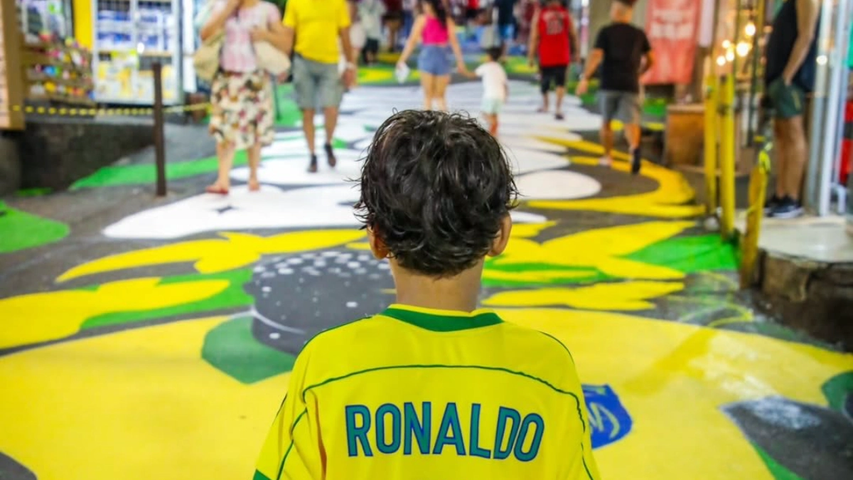 Copa do Mundo 2026 Via Apia Rocinha por Bruno Itan