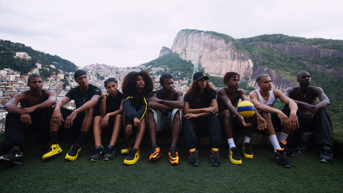 Campanha nike rocinha Mad90