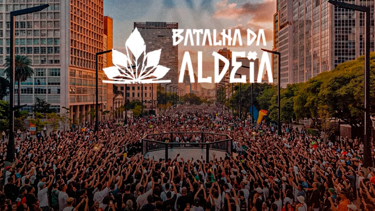 Festival de 10 anos da Batalha da Aldeia no Anhangabaú divide o público