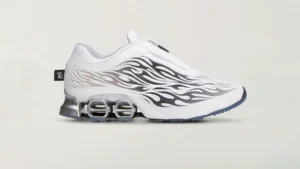 Hellstar x Adidas Megaride S2: primeiras imagens da collab revelam tênis com chamas e estética Y2K