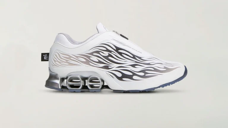 Hellstar x Adidas Megaride S2: primeiras imagens da collab revelam tênis com chamas e estética Y2K