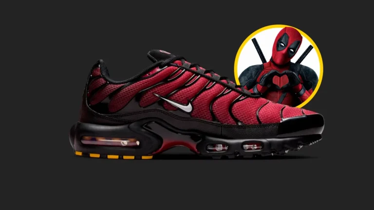 Nike lança Air Max Plus com visual que remete ao Deadpool