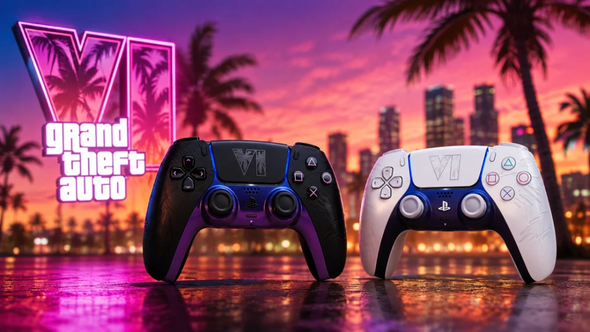 DualSense de GTA 6 Sony revela controles edição limitada preta e branca