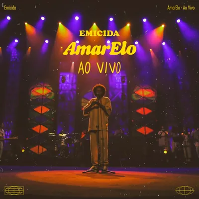 Capa do álbum ao vivo AmarElo (Ao Vivo), de Emicida (2021)