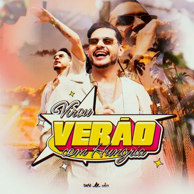 Capa do EP ao vivo Virou Verão, Vol. 1, de Hungria (2024)