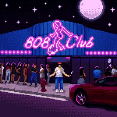 Capa do álbum 808 CLUB, de WIU (2025)