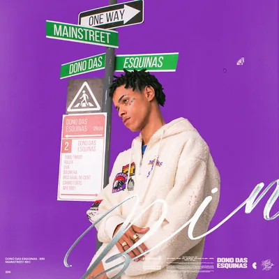 Capa do álbum Dono das Esquinas, de BIN (2021)
