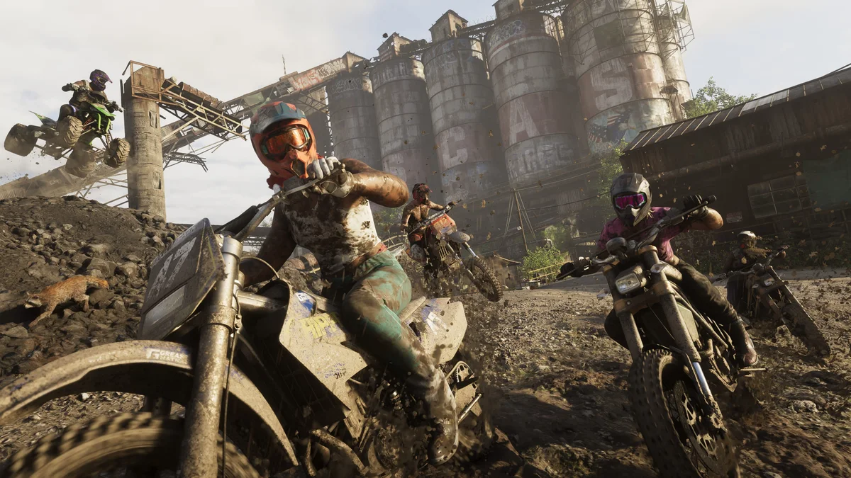 Pilotos de motocross em Mount Kalaga em imagem oficial de GTA 6