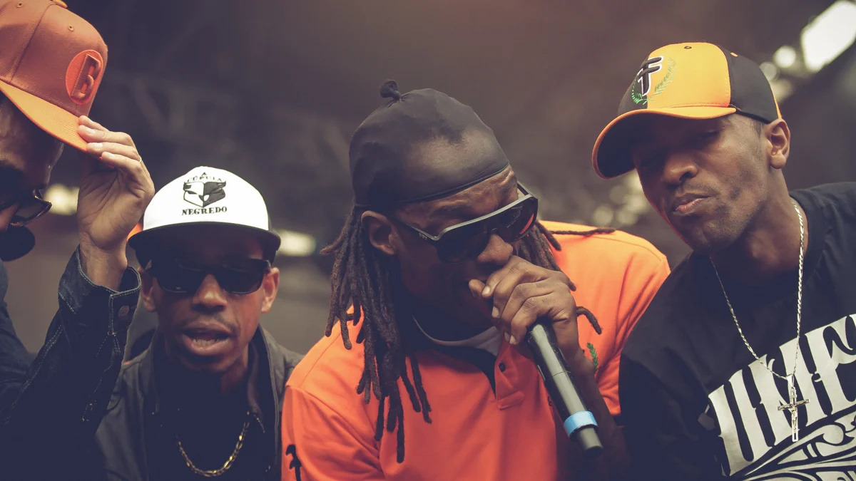 Racionais MCs em show em São Paulo em 2013