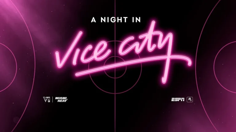 Miami Heat vira Vice City por uma noite na véspera de GTA VI